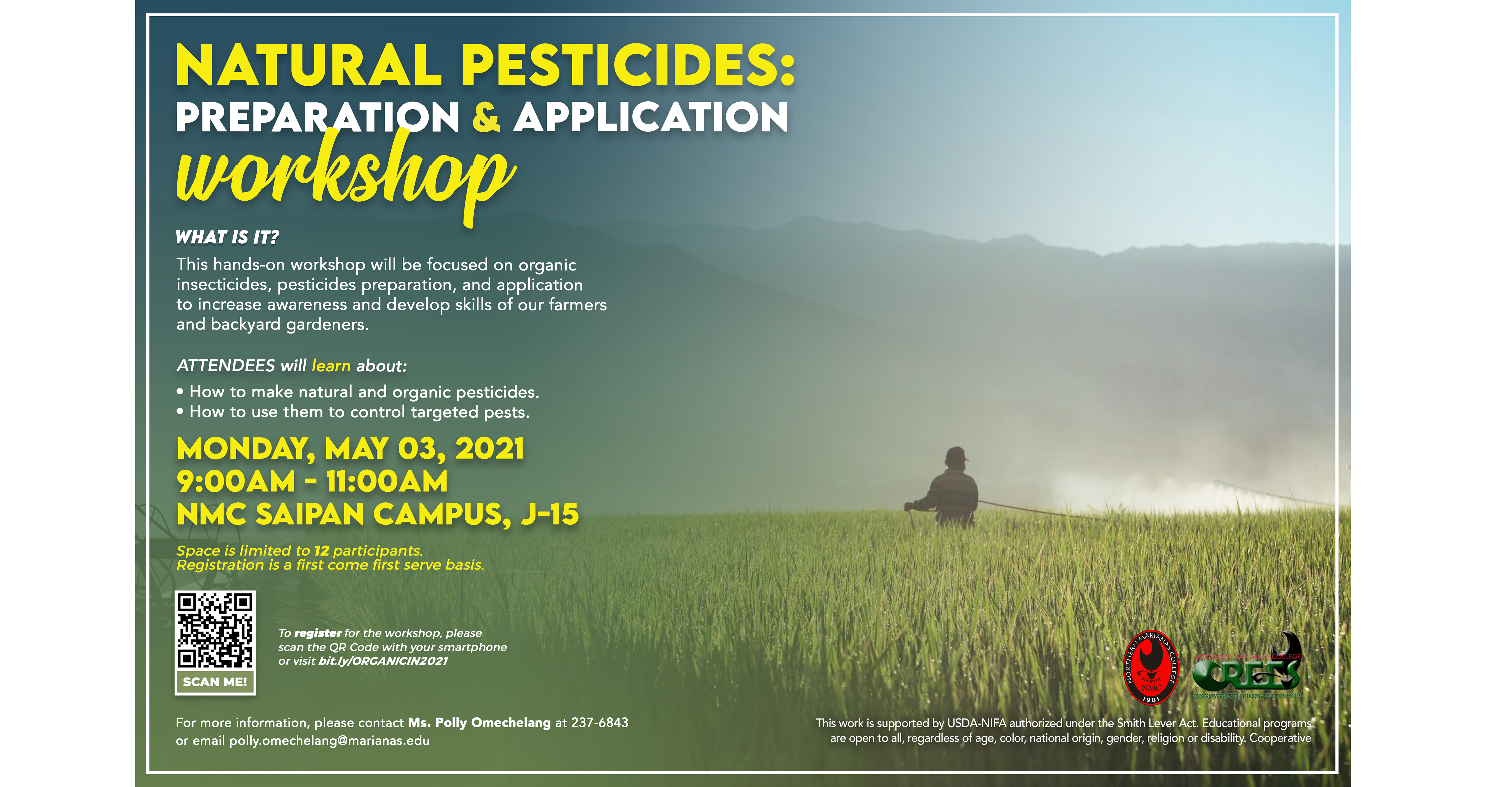 Natural Pesticides: Preparation & Application Workshop