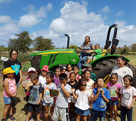 Agriculture Field Trip at Tinian CREES Station